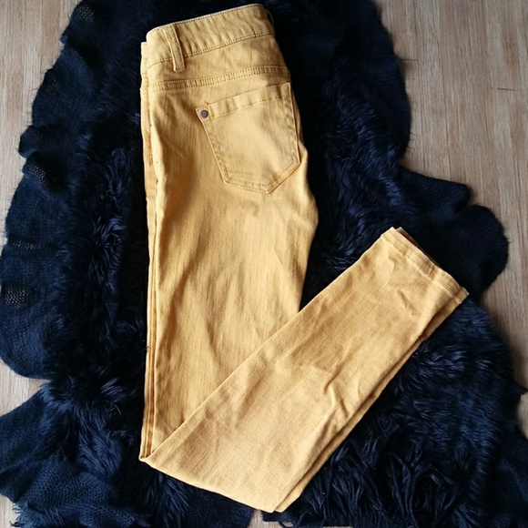 Fire Los Angeles Denim - FIRE LOS ANGELES MUSTARD YELLOW JEANS SIZE 3